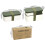 Leak Proof Compartment Meal Box with Food-Green single layer 3