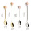 Stainless Steel Spoon Flower Shape Handle Design for Ice-Silver 4