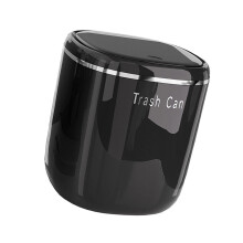 Mini-Mülleimer mit umklappbarem Design für den-Schwarz
