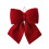 Weiche Samt-Valentine-Dekoration, Schleifen, hängender-Rot 5