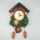 Wall Mounted Clock Farmhouse Bird House Cuckoo Pendulum Clock 7