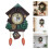 Wall Mounted Clock Farmhouse Bird House Cuckoo Pendulum Clock 2