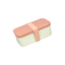 Divided Food Storage Box Splittable Microwave-Pink single layer