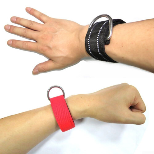 Secure D Ring Attachment Red for Scuba Diving Wrist Strap, D Ring Accessory, Compatible with Standard Wrist Straps