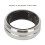 Fitness Tracker Smart Ring Silber Grösse 12 Schlafmonitor für iOS und Android 2