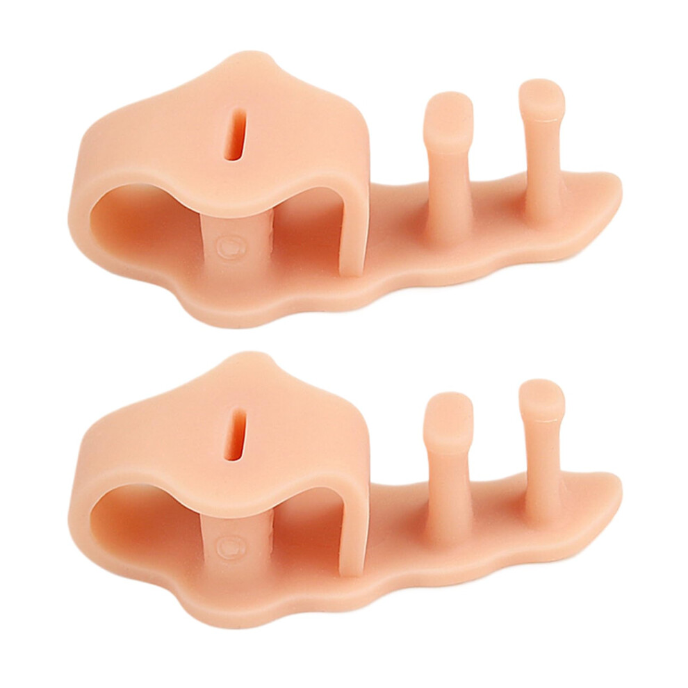 Toe separator, toe spreader  2 loops toe spacer  Reusable spacer for foot corrector, big toe alignment, toe corrector for men and women