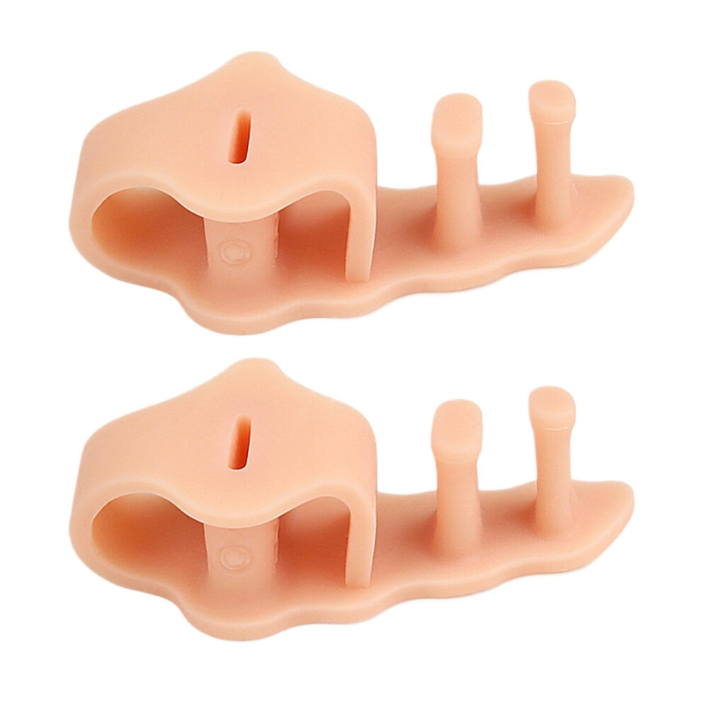 Toe separator, toe spacer  Soft toe spreader with 2 loops  Reusable toe corrector, big toe alignment, foot corrector brace for men and women Ref: 9429