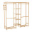 Living And Home Wooden Clothes Rack with Side Hooks 3