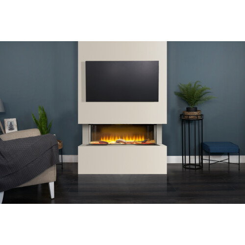 Adam Adam Sahara Pre-Built Panoramic Media Wall 1