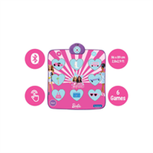 Lexibook Barbie Electronic Bluetooth And Luminous Dance Mat 1