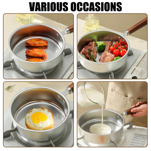 Multifunctionele kookpan, compatibel met alle soorten-18 cm 2