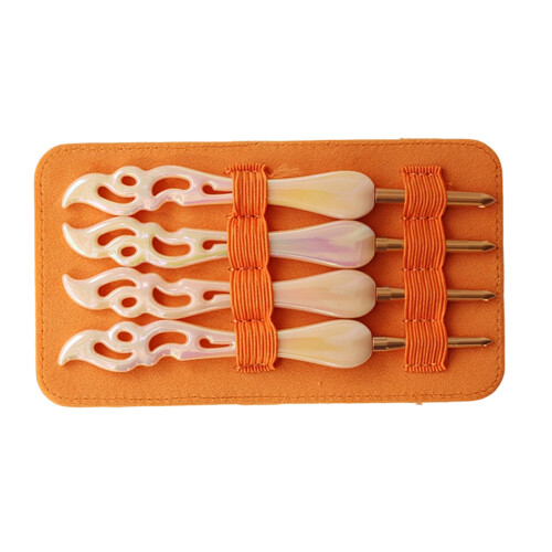 Practical Acrylic Crochet Hook Large Handle for Easy Crocheting