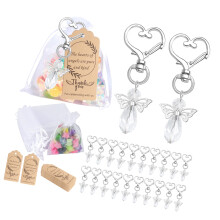 30 stuks Angel Wing Charm sleutelhanger metalen-A01