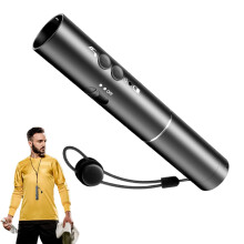 Electronic Whistle for Coaches, Electric Dog Whistle, Outdoor 2 USB Rechargeable Flashlight