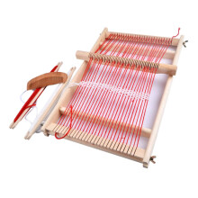 Wooden Loom for Children, 40 x 25 cm, Complete School Loom, MultiProcess Wooden Loom, Craft Toy Set for Beginners 1