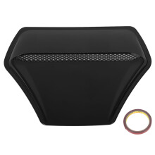 Adesivo per copertura presa d'aria cofano auto, presa d'aria decorativa, vestibilità universale, aspetto elegante, griglia in alluminio, rete