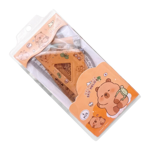 Capybara Measuring Rulers, Geometry Tool Set, Student Math Tools