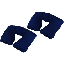U Shaped Inflatable Neck Pillow, Flax Seed Filled Microwaveable Neck Pillow For Ultimate Relaxation, Portable Travel Pillow With Ergonomic Support For