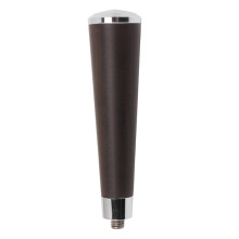 Herramienta ergonómica para filtro de café con rosca M10, mango de madera de palisandro negro, mango de portafiltro de madera que garantiza un uso