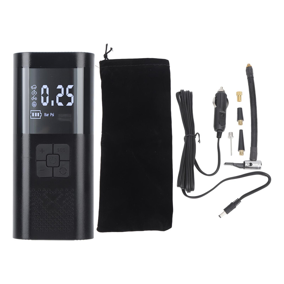 Auto Shut Off Rechargeable Battery Portable Air Compressor Tire Inflator With Digital Tire Pressure Gauge One Click Smart Pump Versatile Inflation 9159805533389