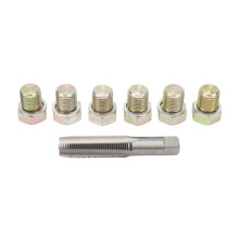 M13 x 1.5mm Oil Drain Plug Rethread Kit 13Pcs for Car Oil Pan Reusable Tool Set