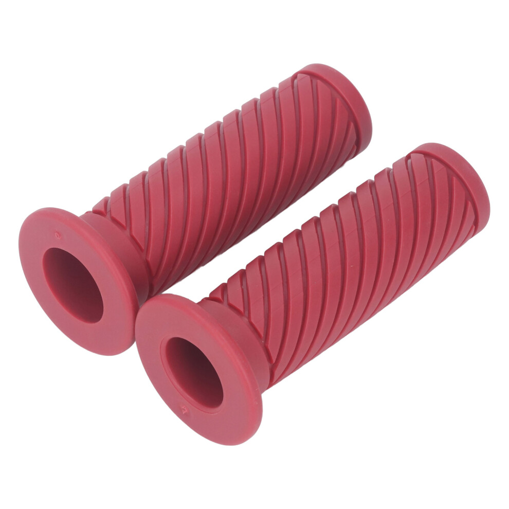 Motorbike Handle Grips Anti Slip Tpr Rubber Hand Grip Universal Fit Corrosion Resistant Comfortable Vibration Reduction Vintage Style Motorcyle 9464372412891