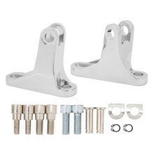 Kit mini pedane passeggero regolabili, comfort passeggero migliorato con superficie in gomma antiscivolo, adatto ai modelli Harley Touring da