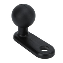 Kuleholderfestebase for fast kuleholder, isolerende demper støtteknologi med 1-tommers kule og 10 mm hull, L-formet kraftig adapter for