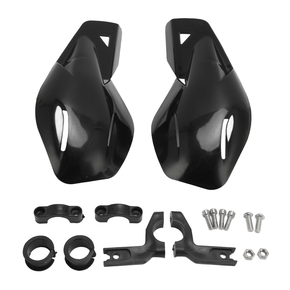 Universal Abs Motorcycle Handguards Windproof Shatterproof Protectors Black 8711369114513