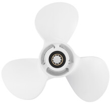 Hélice de bateau d'origine pour moteurs hors-bord Yamaha, conception à 3 pales en aluminium de haute qualité avec revêtement anticorrosion