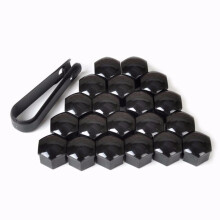 Tapa protectora para tuerca de rueda Uni17Mm de fácil instalación, resistente a la corrosión, ignífuga, de nailon. Accesorio automotriz elegante