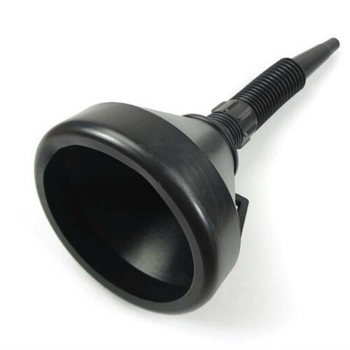Splash-proof Fuel Funnel, Multi-purpose Solution For Engine Maintenance, Thickened Durable Plastic  Flexible Spout Extension  Wide Mouth Design