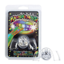 LED Lightup Mouth Guard for Kids, Glowing Teeth Protector, Halloween Party Favors
