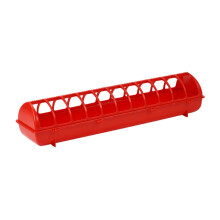 Mall Poultry Feeder Pigeon Feeder With Holes Trough For Cockatiels Budgies Chickens Pigeons 68x16x14cm No Water Box
