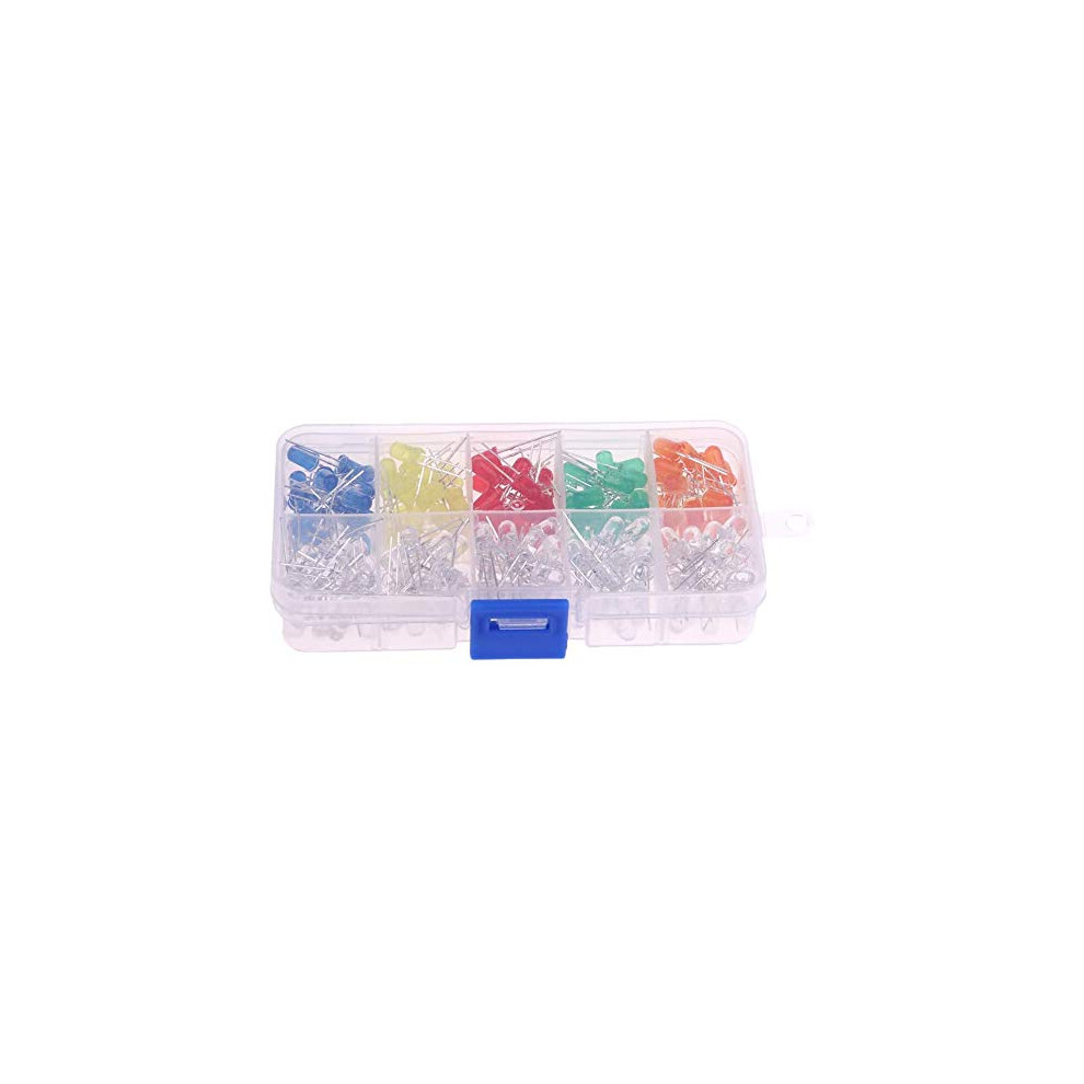 Led Light Emitting Diode Component Kit 200Pack 5Mm Ultrabright Leds For Pcb Circuit Compatibility 9189345954283