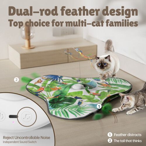 Touch Control USB Rechargeable Hide and Seek-flowers and birds 2