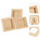 4Pcs Mini Moldura De Para Casa De Bonecas 8