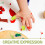 1 Set Kinder Fingerfarben Schwammset: , Waschbare 4