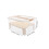White Plastic Storage Organizer with Dust Protection 3