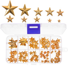 150St Metalen Studs Goud Voor Punk Decoratie En Leder
