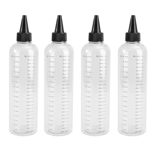 2 Pieces Refillable Travel Bottles Oil Applicator Squeeze