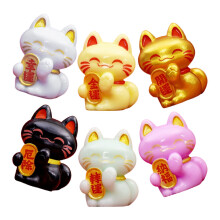 12 Mini Glückskatze Figuren Set, Niedliche Schreibtisch Deko