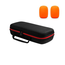 Opbergdoos voor draadloze microfoon, dubbele-oranje kleur