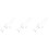 3Paare Silberne Verstellbare - Metall 6