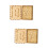 2Sets Holz Set Multifarben Robust 7