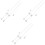 3Paare Silberne Verstellbare - Metall 5