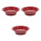 3Stk Rotes Obstkörbchen Für Party Snacks 8