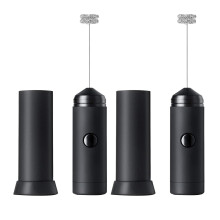 2 Stuks Elektrische Handmixer RVS Melkschuimer Voor Koffie