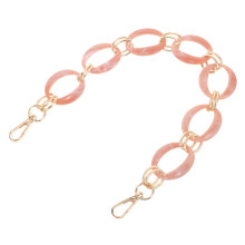 4St Handbag Extender Roze Moon & Metaal Stijlvolle Ketting