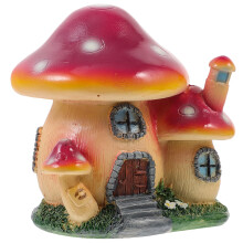 Adorables Pilzhaus Für Den Schreibtisch, Kleine Basteldekoration